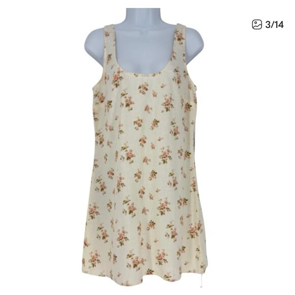 Reformation Women's Bo Linen Floral Print Mini Dress Sleeveless Size Small NWOT - Picture 11 of 12